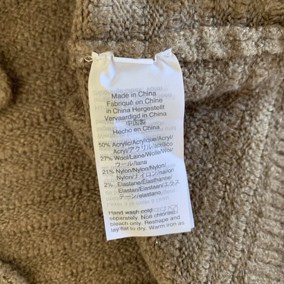 Madewell Sweater XXS Brown Knit Pullover Soft Cozy Minimalist Luxe - Picture 5 of 6